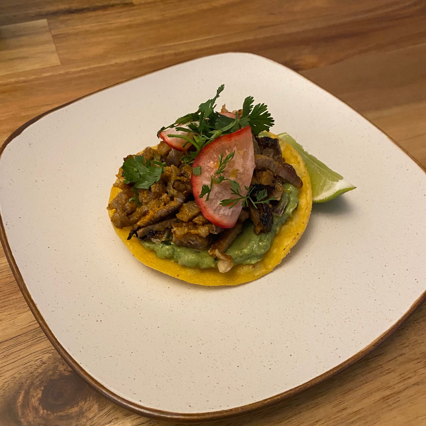 Pork Tostada